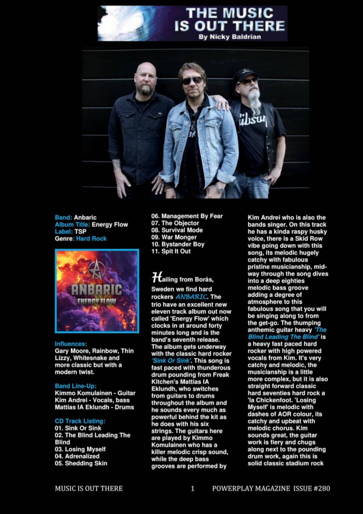 anbaric powerplay magazine interview